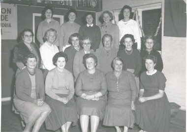 Photograph - FIRE BRIGADE WOMENS AUXILARY, 1961