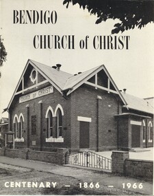 Book - BENDIGO CHURCH OF CHRIST, 1966