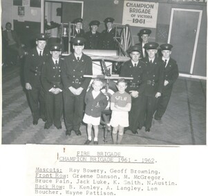 Photograph - KANGAROO FLAT FIRE BRIGADE, CHAMPION 1961, 1961-1962