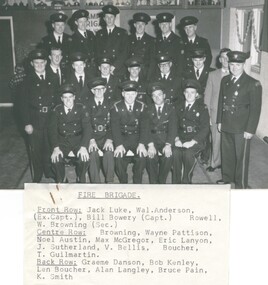 Photograph - KANGAROO FLAT FIRE BRIGADE, 1961