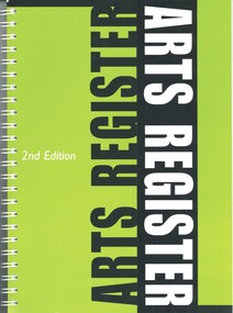 Book - ARTS REGISTER 2ND EDITION, 2001