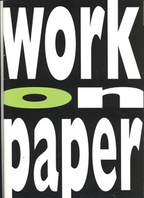 Book - WORK ON PAPER, 2000