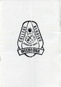 Book - WEEROONA COLLEGE BENDIGO 2003 ANNUAL AWARDS PRESENTATION, 2003