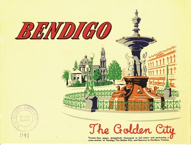 Book - BENDIGO THE GOLDEN CITY