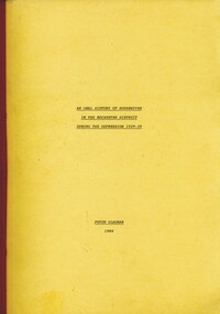 Book - AN ORAL HISTORY OF HOUSEWIVES IN THE ROCHESTER DISTRICT DURING THE DEPRESSION  1929 - 1939, 1984