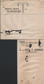 Document - KELLY AND ALLSOP COLLECTION: COLLECTION OF BUSINESS ACCOUNT FORMS (UNUSED), 1900- 1920