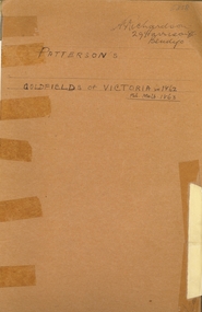 Book - PATTERSON'S GOLDFIELDS OF VICTORIA 1862, 1863