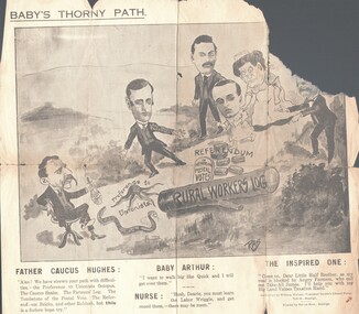 Document - POSTER - 'BABY'S THORNY PATH', ca. 1920