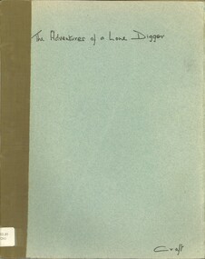 Book - THE ADVENTURES OF A LONE DIGGER