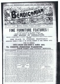 Newspaper - OLIVE PELL COLLECTION: THE BENDIGONIAN FROM 6 DECEMBER 1917, December 6th, 1917