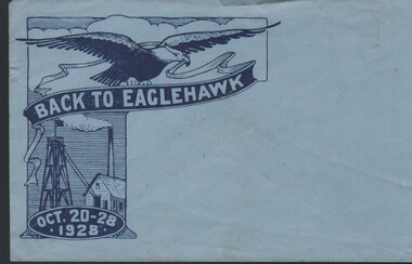 Document - ENVELOPE (BACK TO EAGLEHAWK), 1928