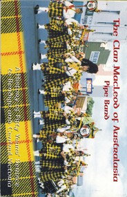 Book - THE CLAN MACLEOD OF AUSTRALIA PIPE BAND, c2003