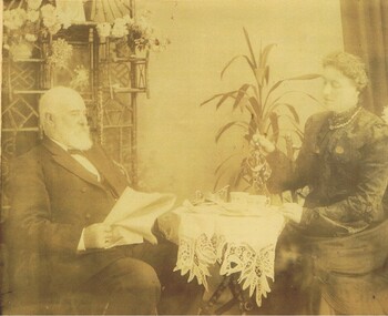 Photograph - OLIVE PELL COLLECTION: PORTRAIT OF A MAN AND A WOMAN