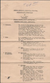 Document - 'ADMINISTRATION INSTRUCTION' - BENDIGO CITIZENS' RECRUITING COMMITTEE, 1951