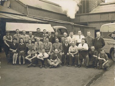 Photograph - GROUP PORTRAIT- MAYFAIR FACTORY