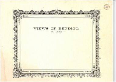 Photograph - VIEWS OF BENDIGO: COPIES OF 52 PHOTOS, 1850 - 1900