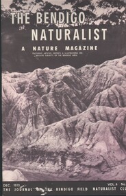 Document - COPY OF 'THE BENDIGO NATURALIST'  DEC 1973, 1973
