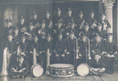 Photograph - GOLDEN SQUARE BRASS BAND - 1930, 1930