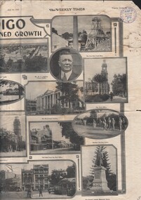 Document - WEEKLY TIMES PAGE - ''VIEWS OF BENDIGO', 1932