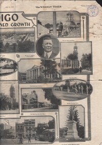 Document - WEEKLY TIMES PAGE - ''VIEWS OF BENDIGO', 1932