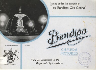 Book - BENDIGO, CAMERA PICTURES