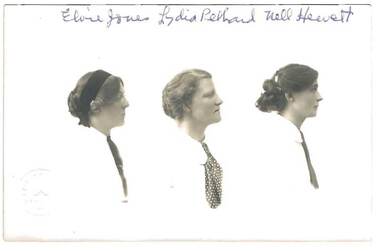 Photograph - PETHARD COLLECTION: PORTRAIT OF 3 WOMEN