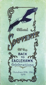 Book - OFFICIAL SOUVENIR OF THE BACK TO EAGLEHAWK CELEBRATIONS, 1928
