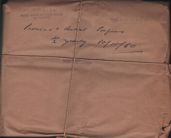 Document - MCCOLL, RANKIN AND STANISTREET COLLECTION:CENTRAL DEBORAH GOLD MINE, 1950