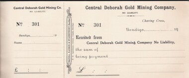 Document - MCCOLL, RANKIN AND STANISTREET COLLECTION:CENTRAL DEBORAH GOLD MINE, 1939