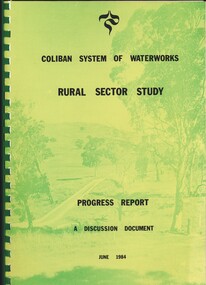 Book - COLIBAN SYSTEM OF WATERWORKS, RURAL SECTOR STUDY PROGRESS REPORT 1984, 1984