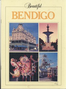 Book - BEAUTIFUL BENDIGO - BOOKLET, 1987