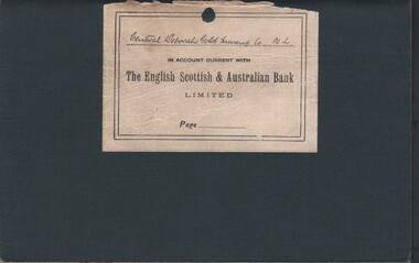 Document - MCCOLL, RANKIN AND STANISTREET COLLECTION:CENTRAL DEBORAH GOLD MINE, 1941-43