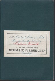 Document - MCCOLL, RANKIN AND STANISTREET COLLECTION:CENTRAL DEBORAH GOLD MINE, 1949-51