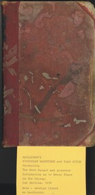 Book - BAILLIERE'S VICTORIAN GAZETTEER AND ROAD GUIDE, 1870