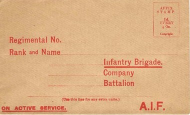 Document - ROBERT DENIS KELLY COLLECTION:  3 ENVELOPES