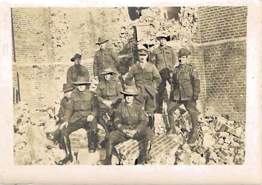 Photograph - ROBERT DENIS KELLY COLLECTION:  GROUP OF MEN IN MILITARY UNIFORM