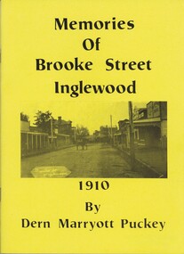 Book - MEMORIES OF BROOKE STREET INGLEWOOD, c1987