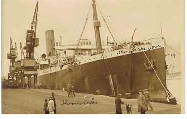 Photograph - ROBERT DENIS KELLY COLLECTION:  THEMISTOCLES - LARGE SHIP, 1.7.1919