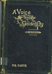 Book - A VOICE FROM THE GOLDEN CITY - BENDIGO, 1895