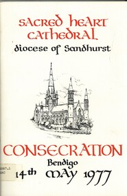 Book - SACRED HEART CATHEDRAL CONSECRATION, 1977