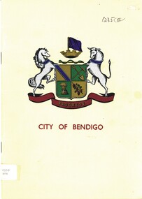 Book - CITY OF BENDIGO HISTORY, 1960s