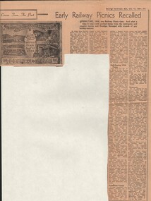 Document - BASIL MILLER COLLECTION: TRAMS, RAILWAY PICNICS, c1961