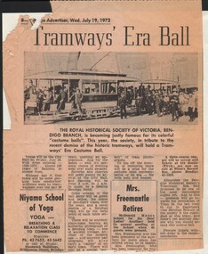 Document - BASIL MILLER COLLECTION: TRAMS COSUTME BALL