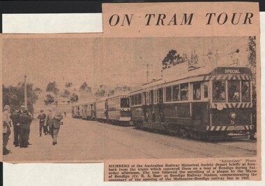 Document - BASIL MILLER COLLECTION: TRAMS - 'ON TRAM TOUR'