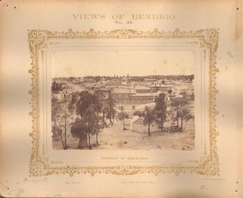 Photograph - VIEWS OF BENDIGO: TOWNSHIP OF EAGLEHAWK, c. 1870's