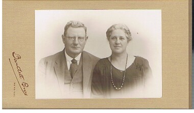 Photograph - GILBERT RULE COLLECTION:  PHOTO OF GILBERT AND KATE RULE, 1920's ?