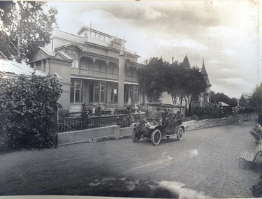 Photograph - FORTUNA COLLECTION: FRONT VIEW OF FORTUNA WITH CAR