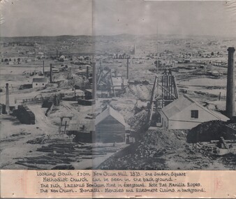 Photograph - LOOKING SOUTH FROM NEW CHUM HILL, 1873