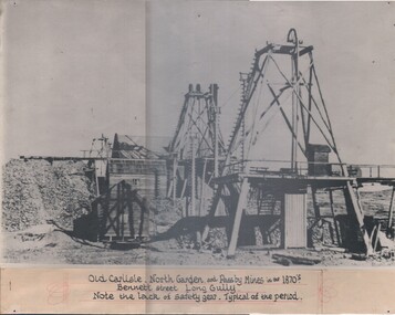 Photograph - OLD CARLISLE, NORTH GARDEN AND PASSBY MINES, c.1870