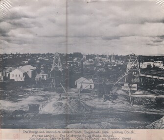 Photograph - MUNGO AND DEVONSHIRE GROUP OF MINES, EAGLEHAWK 1888, 1888